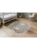 Kayoom Kinder Teppich Modena 418 in grau - rund