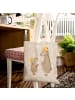 Mr. & Mrs. Panda shopping bag Bären mit Hut ohne Spruch in Grau Pastell
