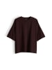 someday. Konika Shirt aus feinem Milano Jersey in Mahagoni