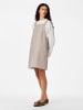 Pieces Pinafore-Kleid in Greige