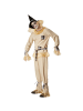 tectake Magier/Hexenmeister, in beige, Gr. XXL, Schnüren sowie Gürtel bindbar