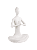 Beliani Gartenfigur YOGHINA in Weiß - (W) 38 x (H) 60 x (L) 21 cm