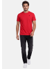 U.S. Polo Assn. T-Shirt USNaash – Herren Basic Shirt aus 100 % Baumwolle in Rot-Navy