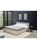 Beliani Doppelbett ARMELLE in Beige - (W) 188 x (H) 83 x (L) 216 cm