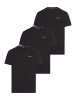 H.I.S. V-Shirt in schwarz