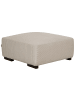 Beliani Ottomane LUNGO in Beige - (W) 80 x (H) 35 x (L) 80 cm