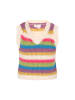 IZIA Vest in offwhite multicolor