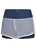 BIDI BADU Efia Tech 2in1 Shorts - white/darkblue in weiß/dunkelblau