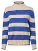 Street One Pullover in beige blau