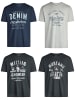 Mustang T-Shirt Basic Print 4er Pack in Mehrfarbig