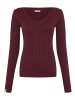 Kangaroos V-Ausschnitt-Pullover in bordeaux