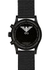KHS Herrenuhr Platoon Solar Chronograph Natoband Schwarz