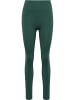 Hummel Leggings Hmlflow Multisport Damen in BISTRO GREEN
