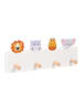 relaxdays Kindergarderobe in Braun/ Orange - (B)40 x (H)20 x (T)5,5 cm