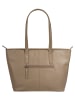 Bruno Banani Shopper echt Leder in taupe
