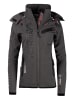 Geographical Norway Damen Regular Fit Allwetterjacke  in Dark-Grey ASSORT