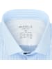 MARVELIS Body Fit Easy To Wear Hemd in Hellblau/Weiß
