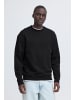BLEND Klassisches Langarm-Sweatshirt mit Rundhalsausschnitt in Schwarz
