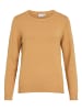 Vila Strickpullover in Amber Gold