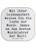 Mr. & Mrs. Panda Bierdeckel Spruch Musiklehrer Liebe mit Spruch in Weiß