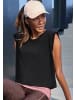 LASCANA ACTIVE 2-in-1-Shirt in schwarz-rosa