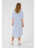 Kaffe Kleid KAsara Loose fit in Blue/White Stripe