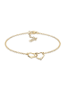 Elli DIAMONDS  Armband 925 Sterling Silber Herz in Gold
