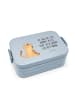 Mr. & Mrs. Panda MEPAL Bentobox Einhorn Katze Motiv mit Spruch in Blau Pastell