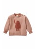 Hessnatur Hessnatur Fleece Sweatshirt aus reiner Bio-Baumwolle in helles terrakotta