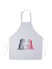 Mr. & Mrs. Panda Schürze Axolotl Liebe ohne Spruch in Weiß