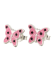 schmuck23 Silber Ohrringe 925 Schmetterling 0,7 cm x 0,8 cm