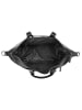 SPIKES & SPARROW Reisetasche echt Leder in schwarz
