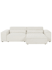 Beliani Ecksofa HELLNAR in Weiß - (W) 262 x (H) 70 x (L) 176 cm linksseitig