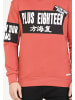 PLUS EIGHTEEN Herren Kapuzenpullover in Ziegelrot