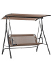 Outsunny Hollywoodschaukel in Braun 172L x 110B x 155H cm