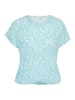 Kaffe Bluse ärmellos KAamber Loose fit in Blue Atoll Petit Fleur