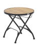 Beliani Beistelltisch LASCARI in Braun/Schwarz - (W) 45 x (H) 44 x (L) 45 cm