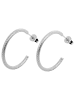 Adeliás Damen Ohrringe – Creole aus Edelstahl in silber