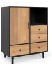 COSTWAY Sideboard modern in Schwarz