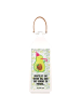 Mr. & Mrs. Panda Windlicht Avocado Feier mit Spruch in Transparent