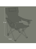 SONGMICS Campingstuhl Sandy in Grün - (B)70 x (H)91 x (T)81 cm