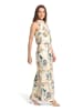 Vera Mont Jumpsuit mit Blumenprint in Cream/Mint