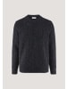 Hessnatur Hessnatur Pullover Regular aus Bio-Baumwolle mit recycelter Wolle in anthrazit