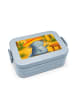 Mr. & Mrs. Panda Brotzeitbox Axolotl Tequila Design ohne Spruch in Blau Pastell