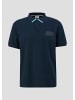 s.Oliver Polo-Shirt kurzarm in Blau