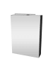 Fackelmann LED-Spiegelschrank SBC in grau-50(B)x68(H)x15,3(T)cm