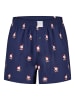 MG-1 Retro Boxer Christmas in Santa + 6016 + solid navy