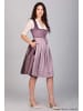 Edelnice Midi Dirndl Susi Samt Flieder in lila