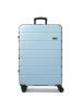 Saxoline Miami 4 Rollen Trolley L 75 cm mit Dehnfalte in light blue