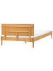 Beliani Doppelbett FLAVIGNAC in Braun - (W) 168 x (H) 90 x (L) 211 cm